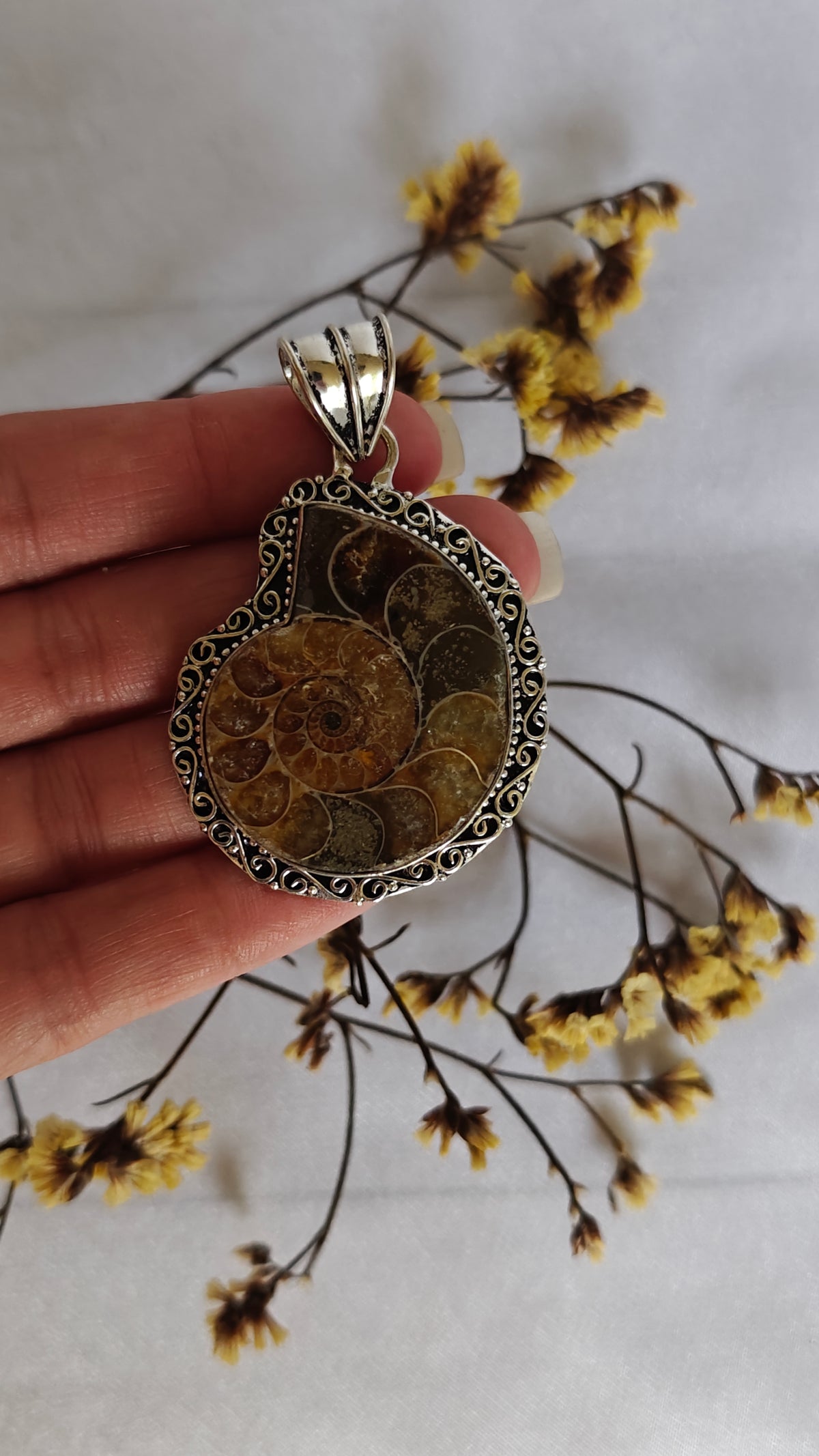 Pendant Amonita Plata 925