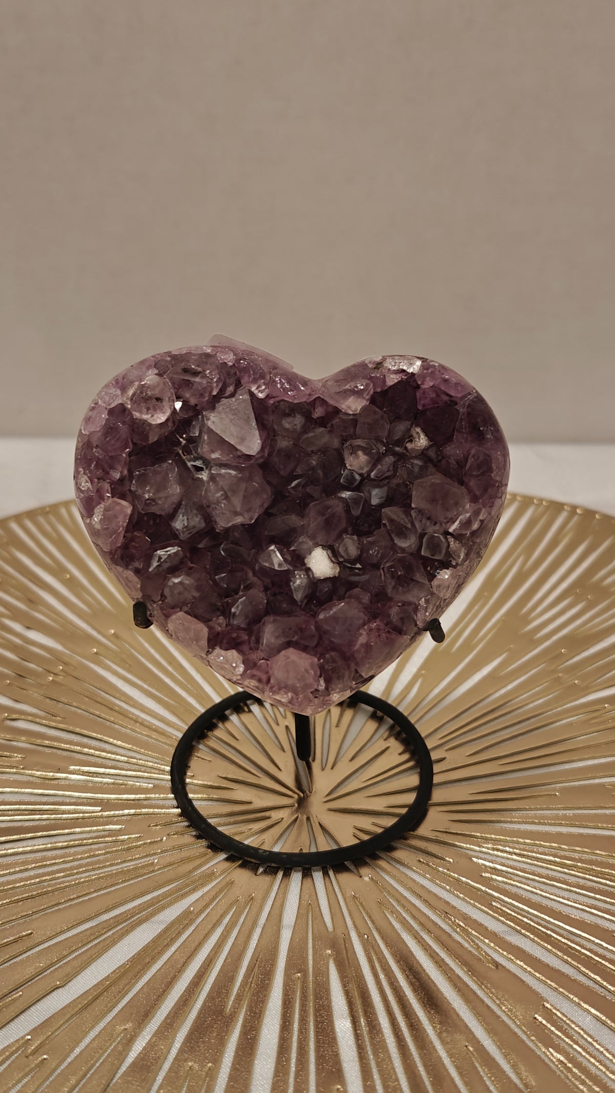 Corazón Amatista con Jasper Small