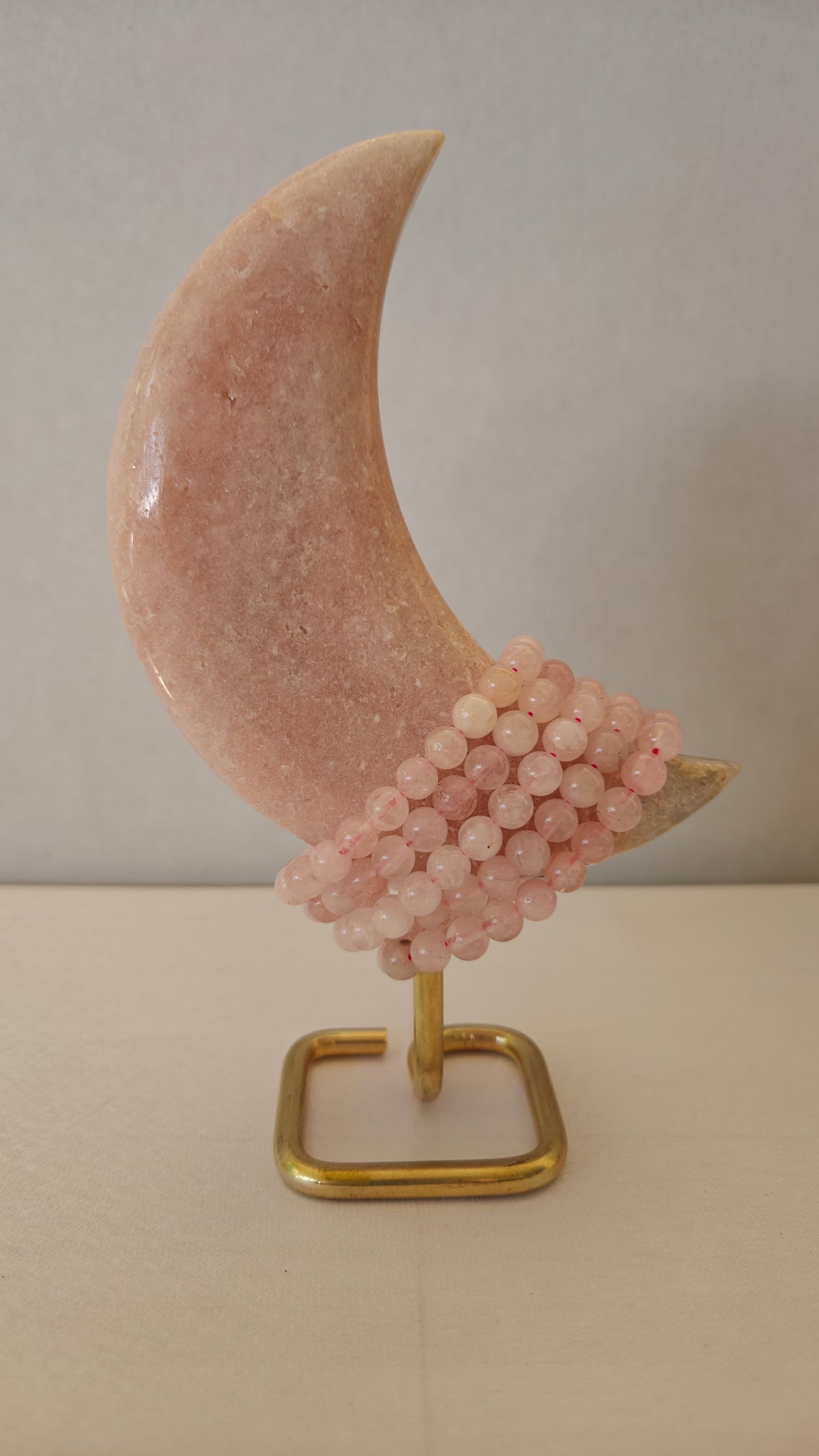 Pulsera Cuarzo Rosa "8mm Beads"