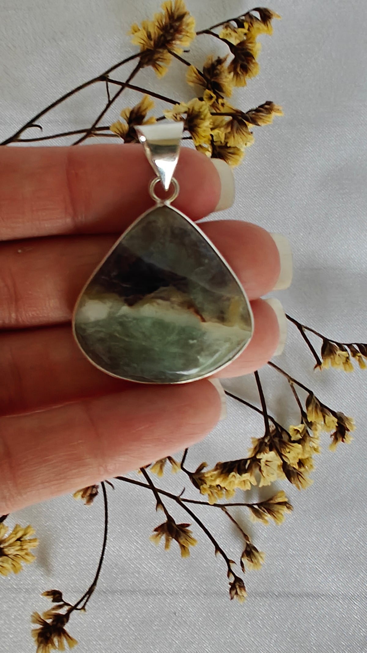 Pendant Fluorita Plata 925