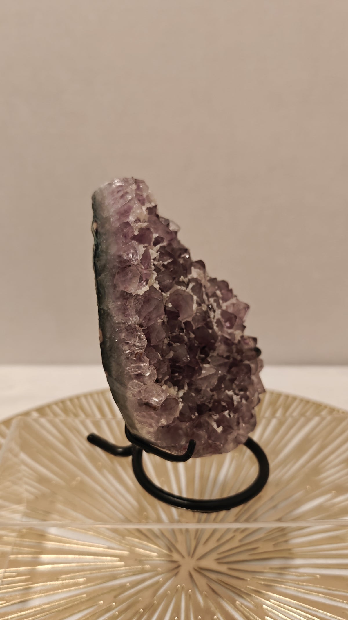 Gota Amatista con Calcita