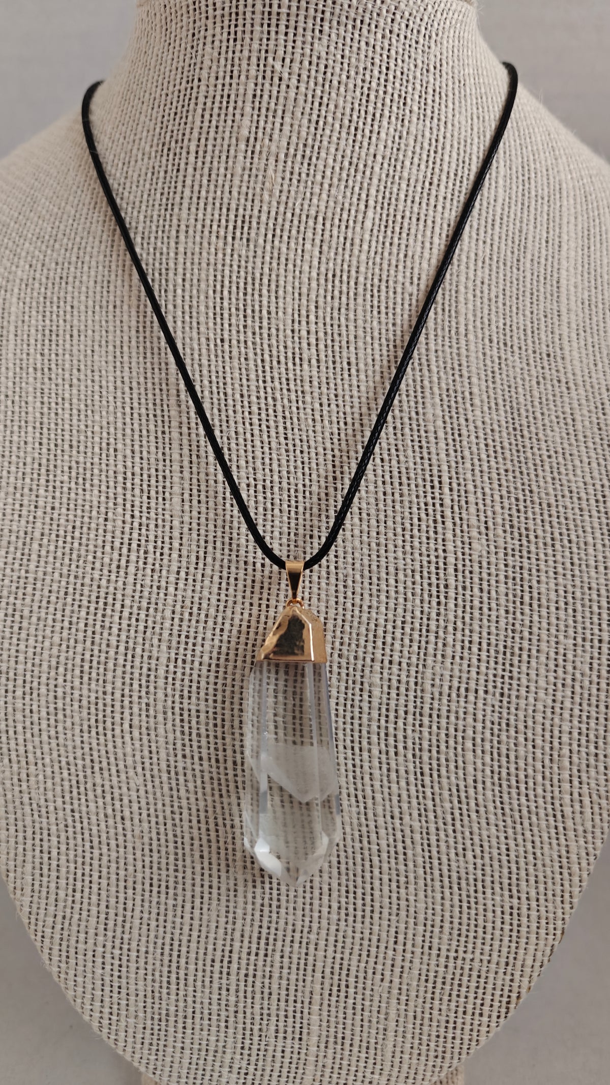 Pendants Cuarzo Fantasma Facetado "Phantom Quartz"