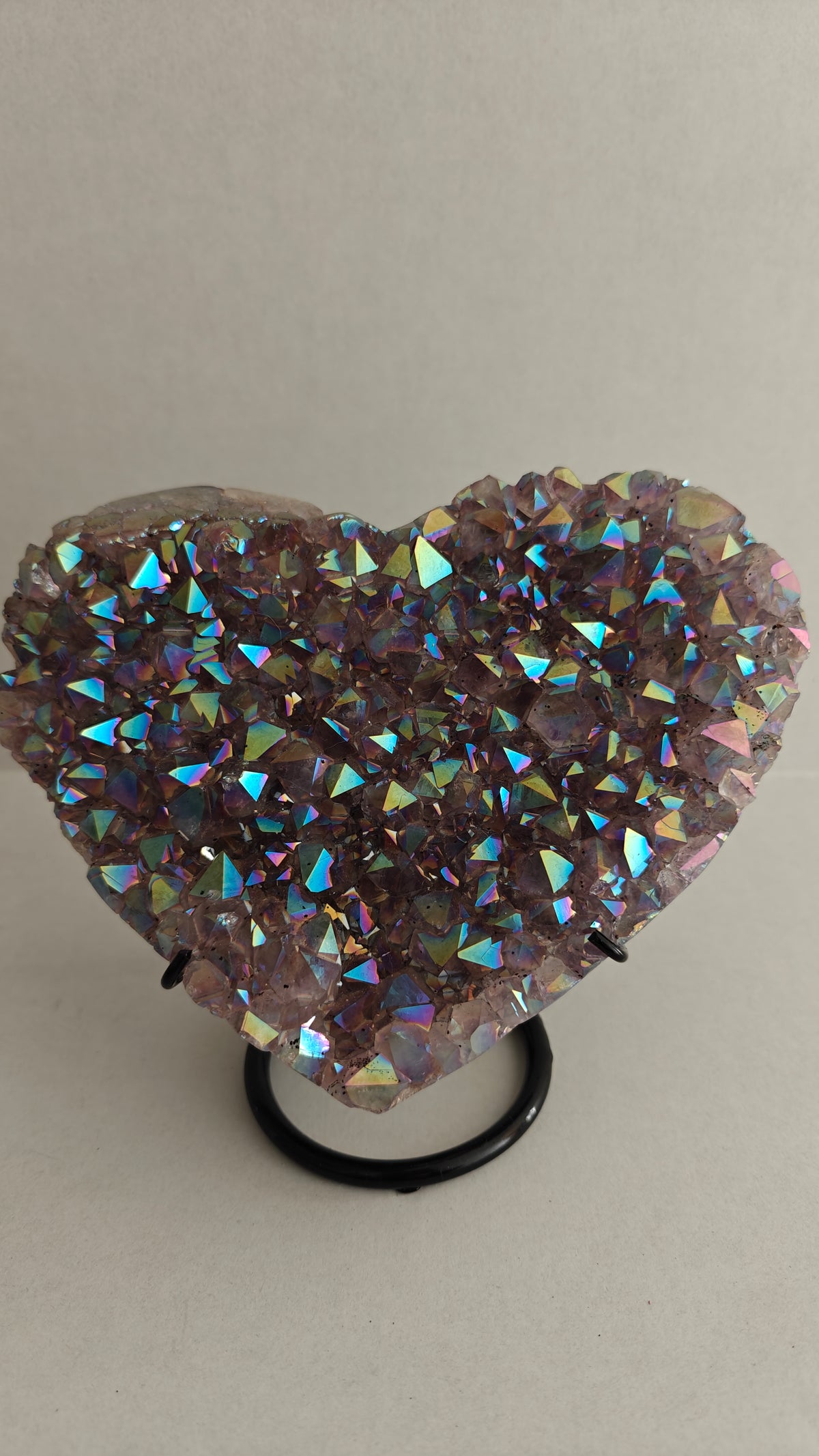 Corazón Amatista Aura