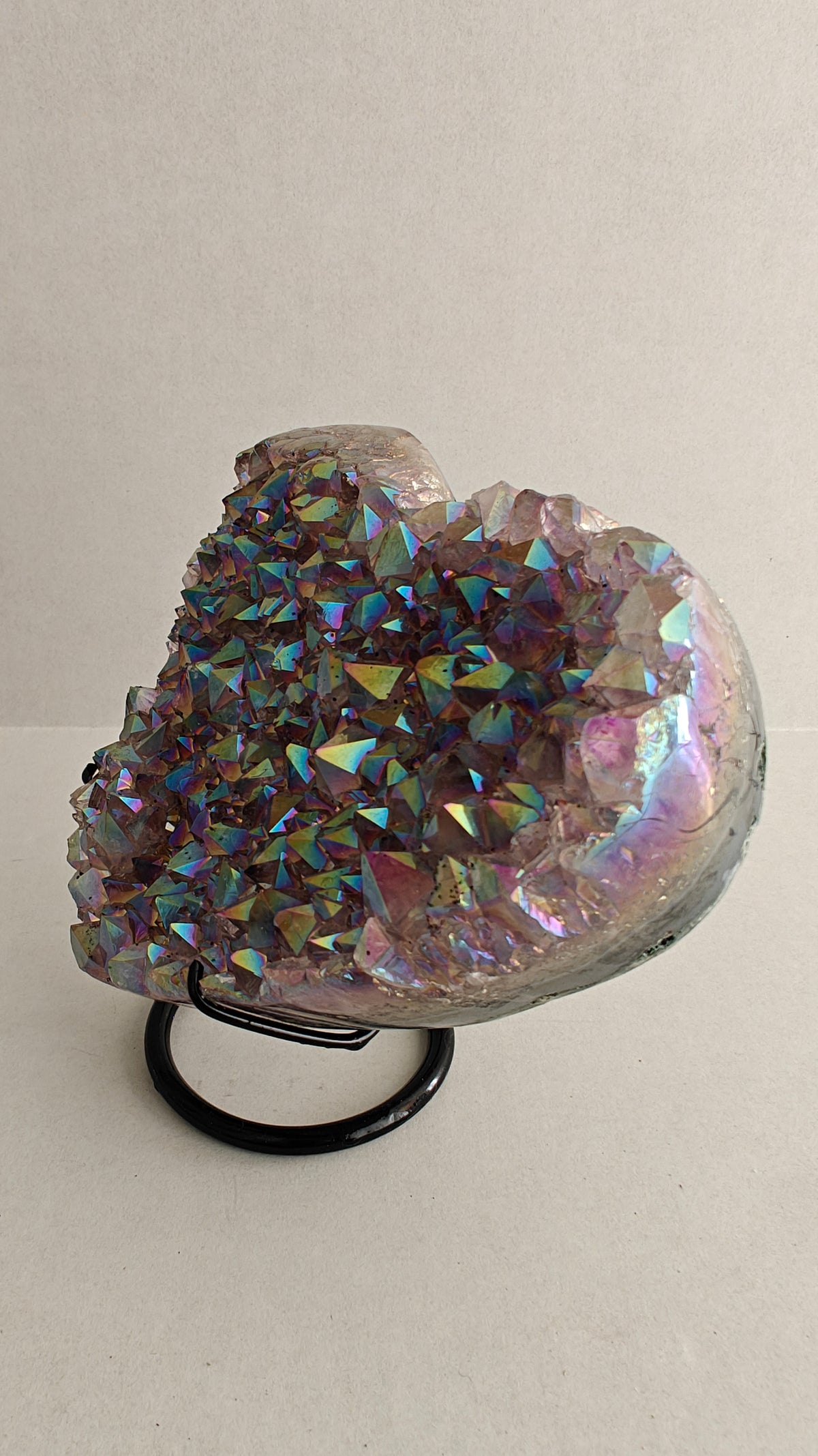 Corazón Amatista Aura