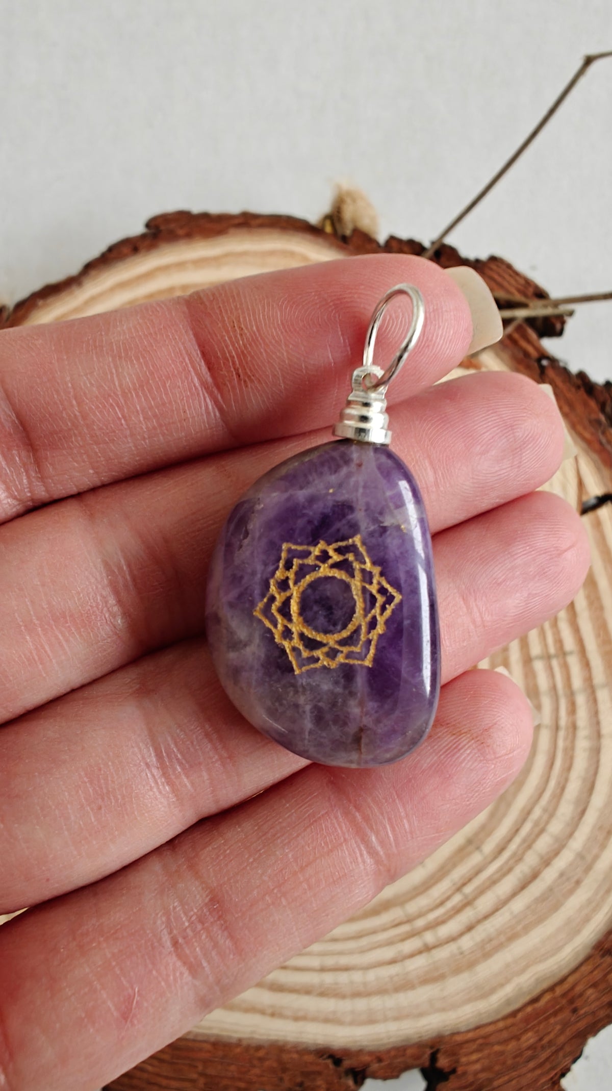 Elevate Your Chakras – Set de 7 Pendants con Cadena de Acero Inoxidable