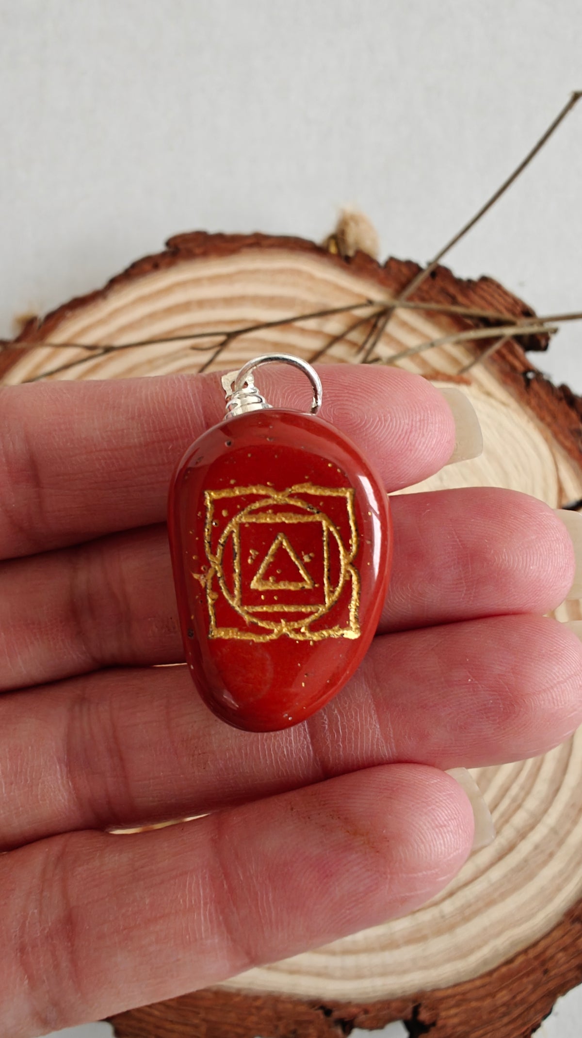 Elevate Your Chakras – Set de 7 Pendants con Cadena de Acero Inoxidable