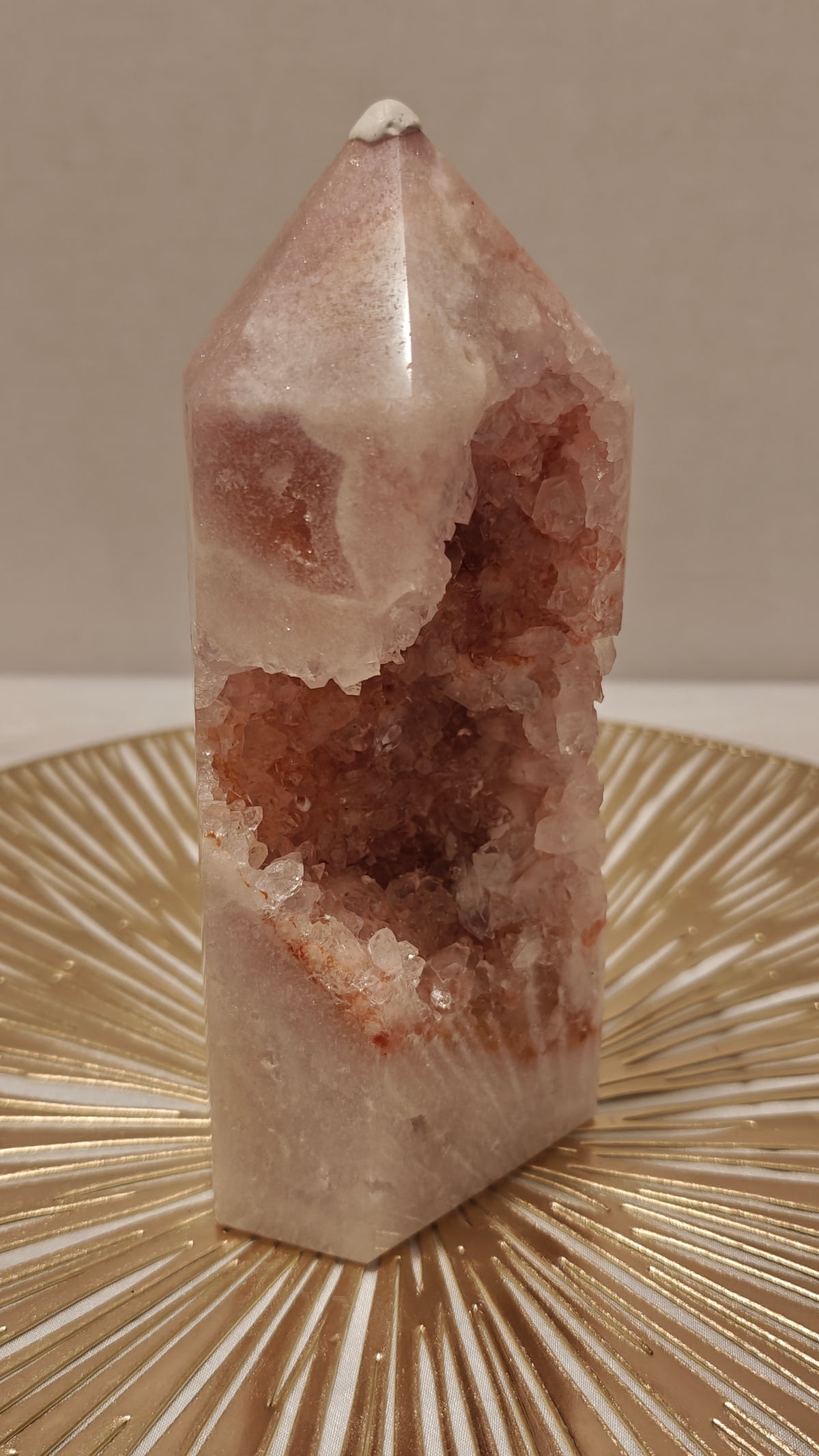 Torre Amatista Rosada Druzy