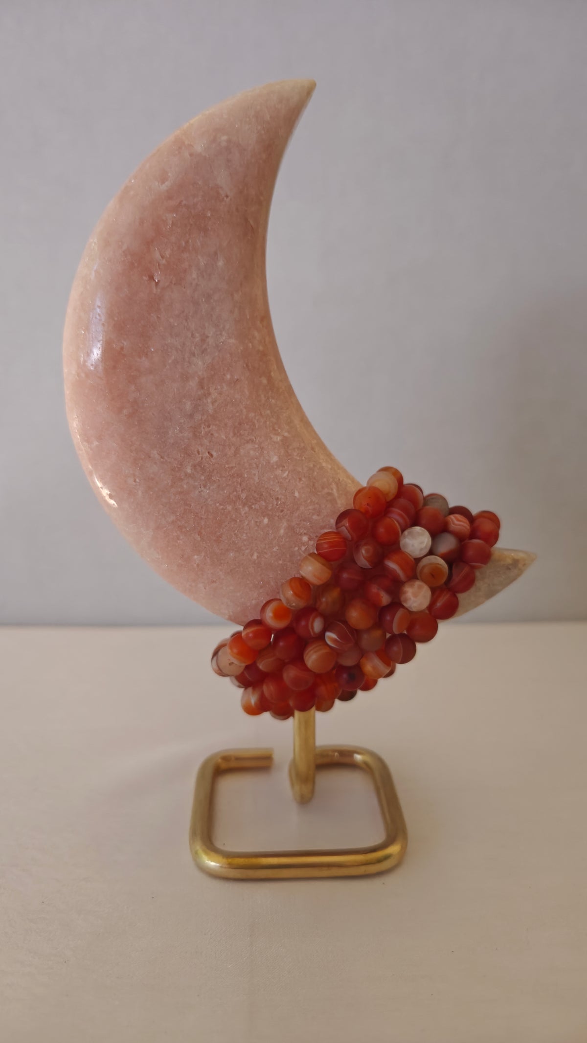 Pulsera Agata Roja "8mm Beads"