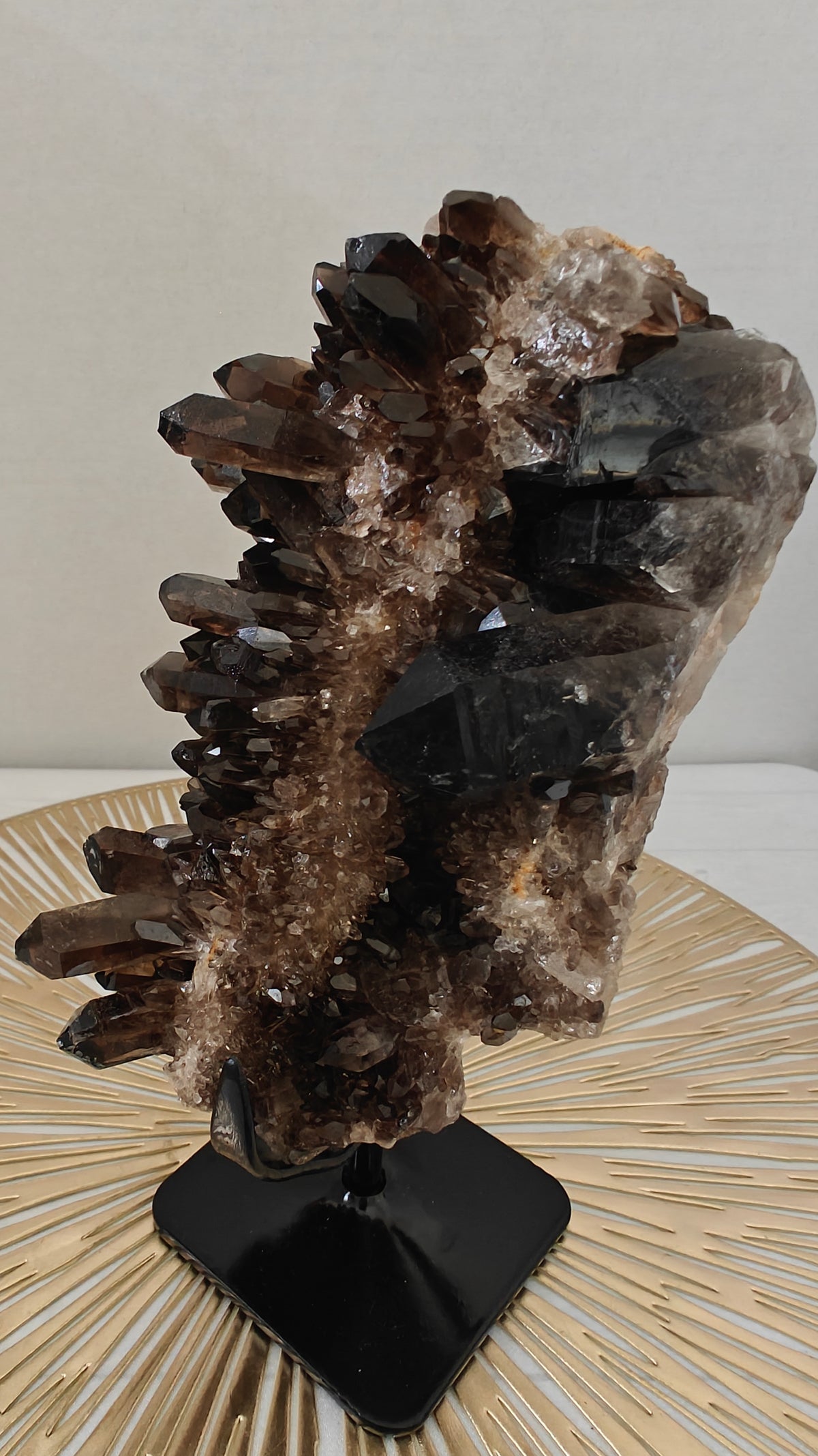 Cluster Cuarzo Ahumado "Smoky Quartz"