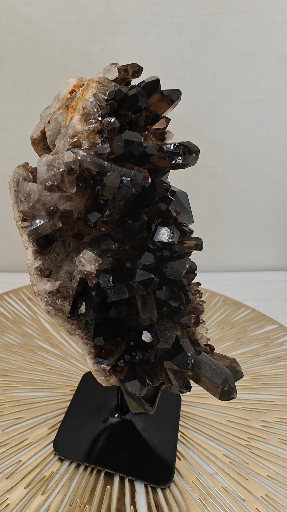 Cluster Cuarzo Ahumado "Smoky Quartz"