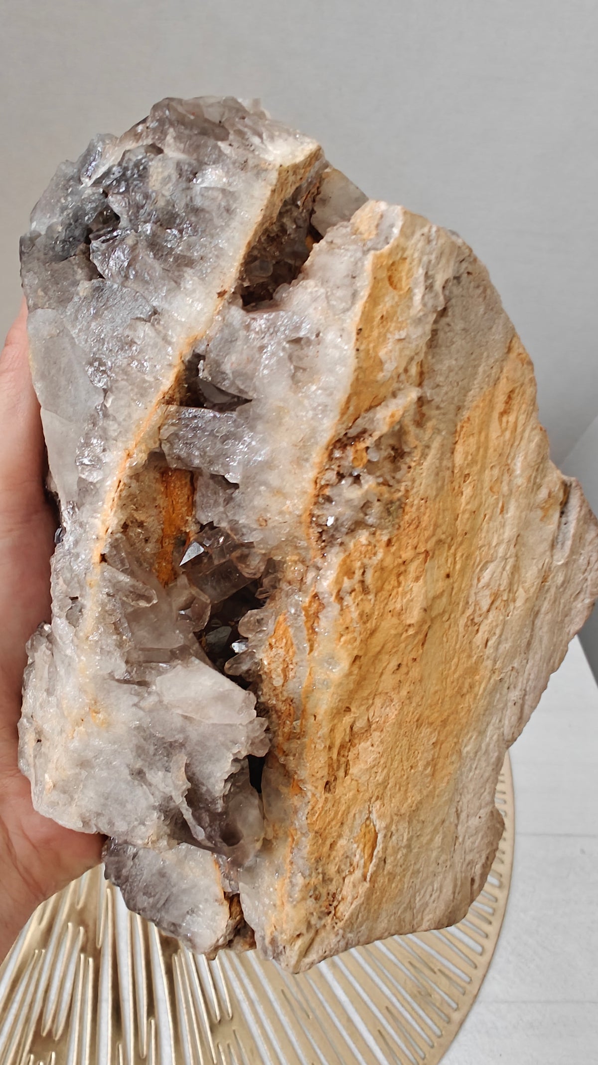 Cluster Cuarzo Ahumado "Smoky Quartz"