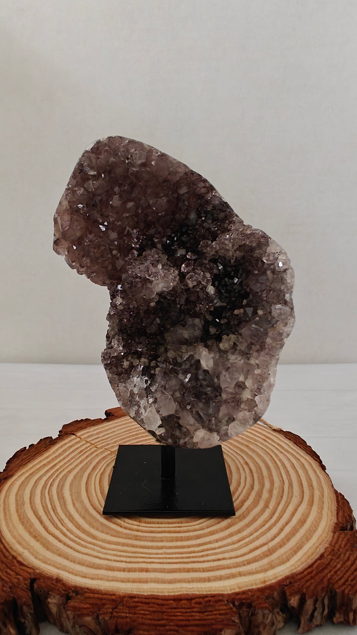Cluster Amatista con Agata