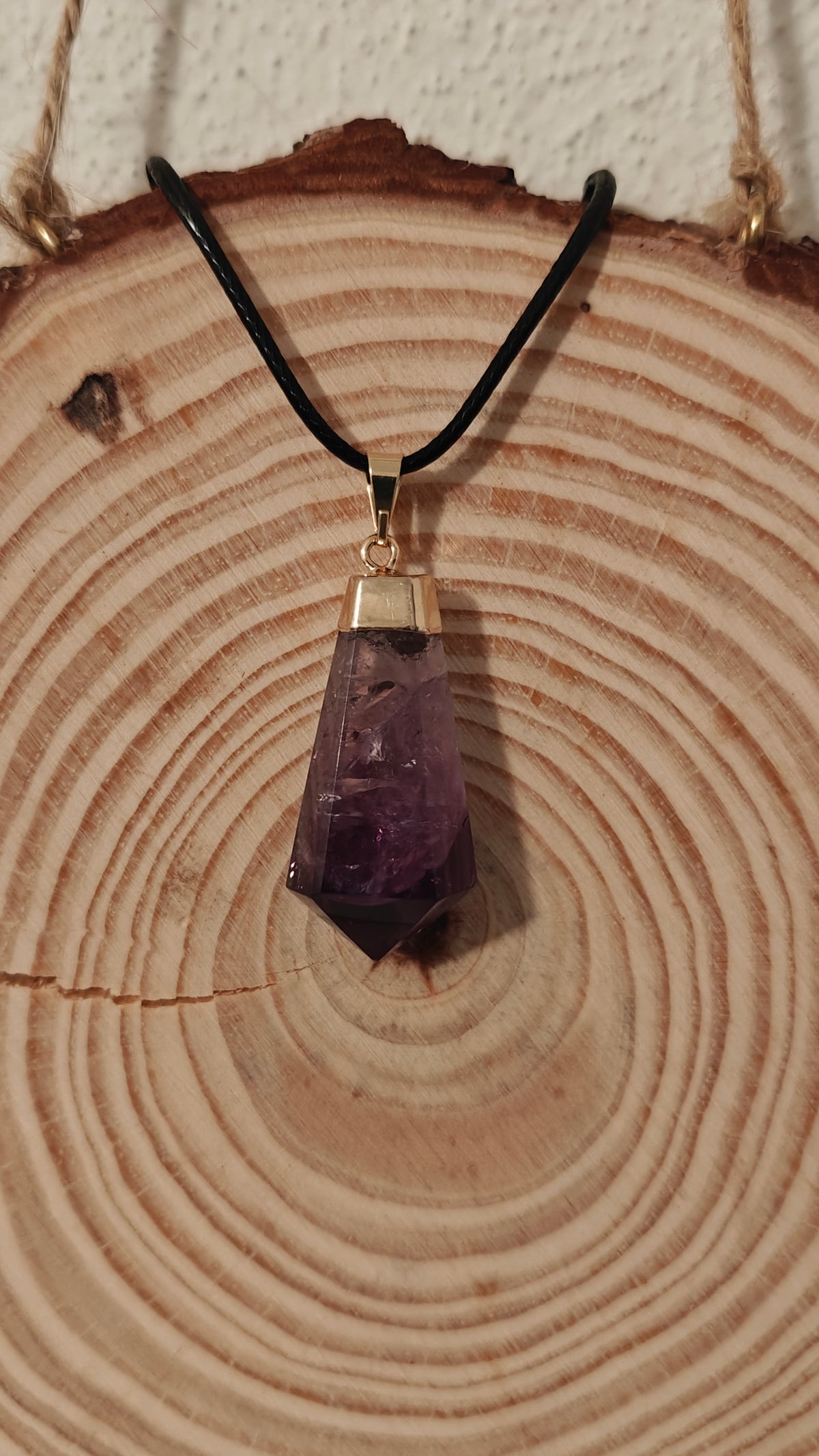 Pendant Lágrima "Tear Drop" Amatista