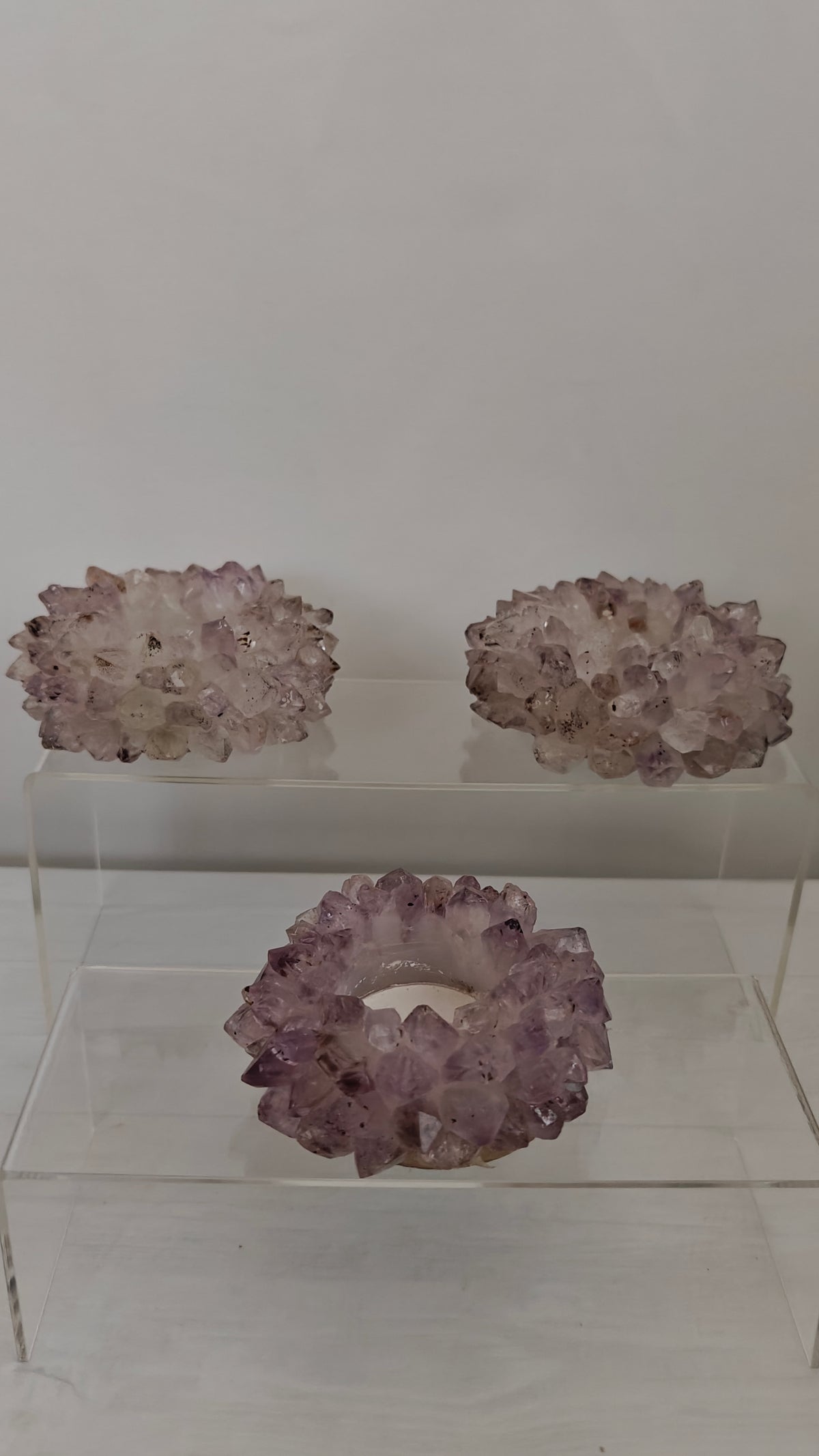 Candelabros de Amatista