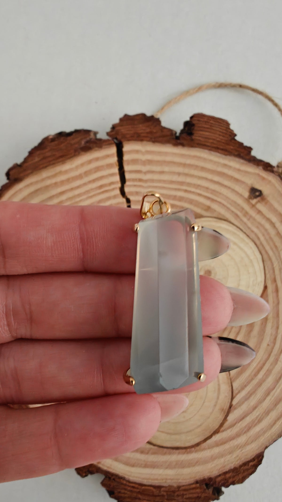 Pendant Blue Tara Facetado