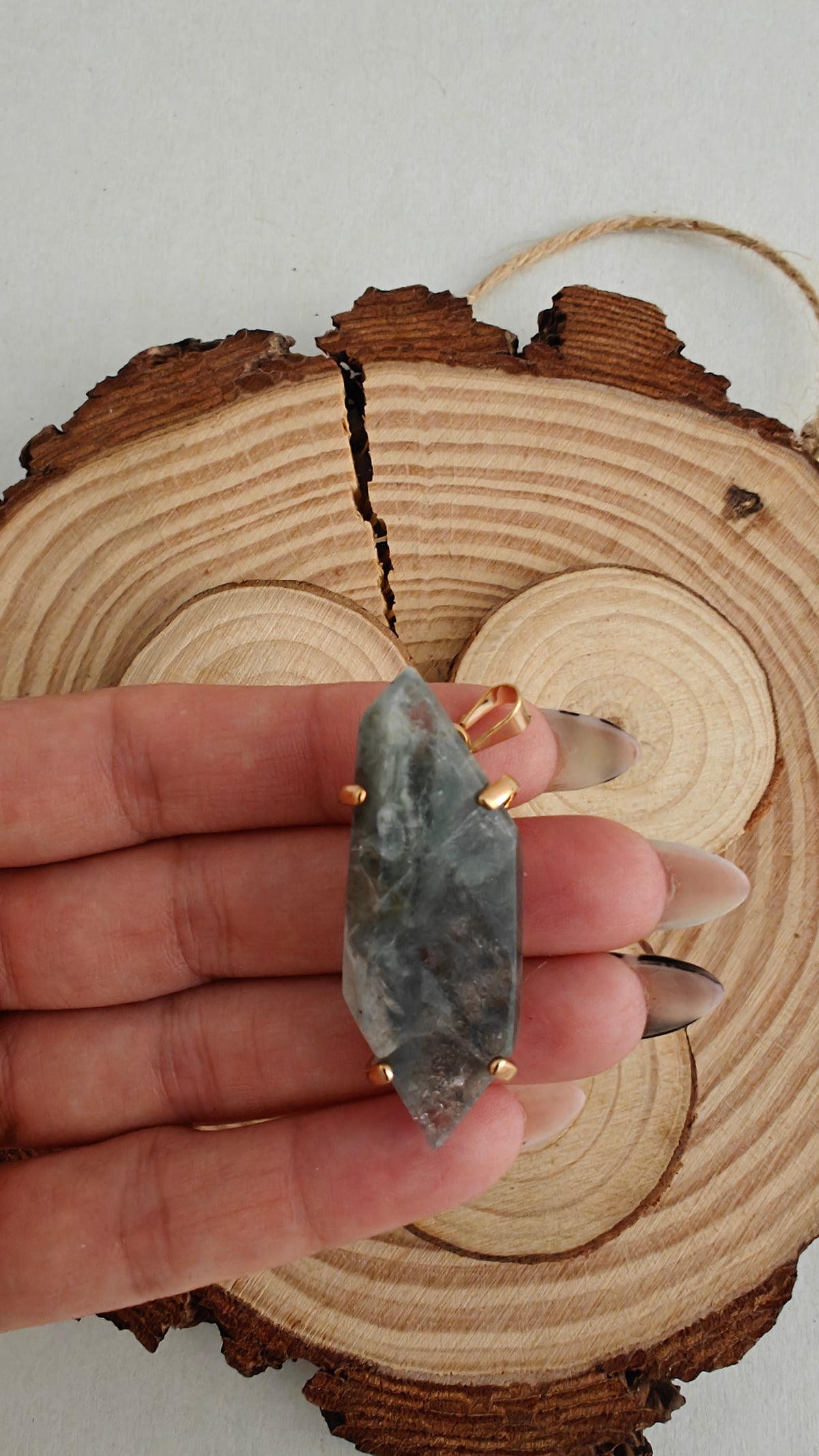 Pendant Blue Tara Facetado