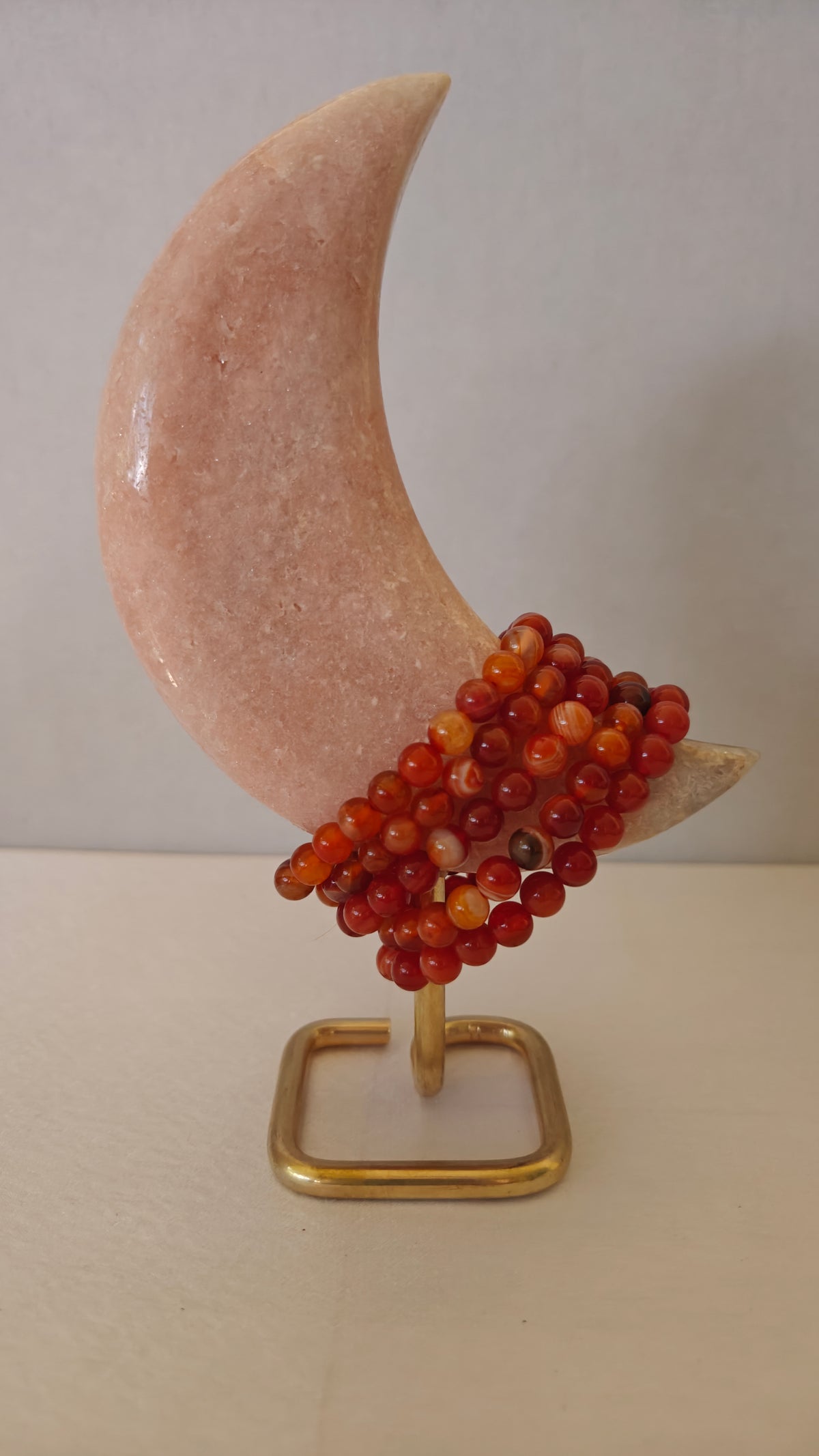 Pulsera de Cornalina "Carnelian 8 mm Beads"