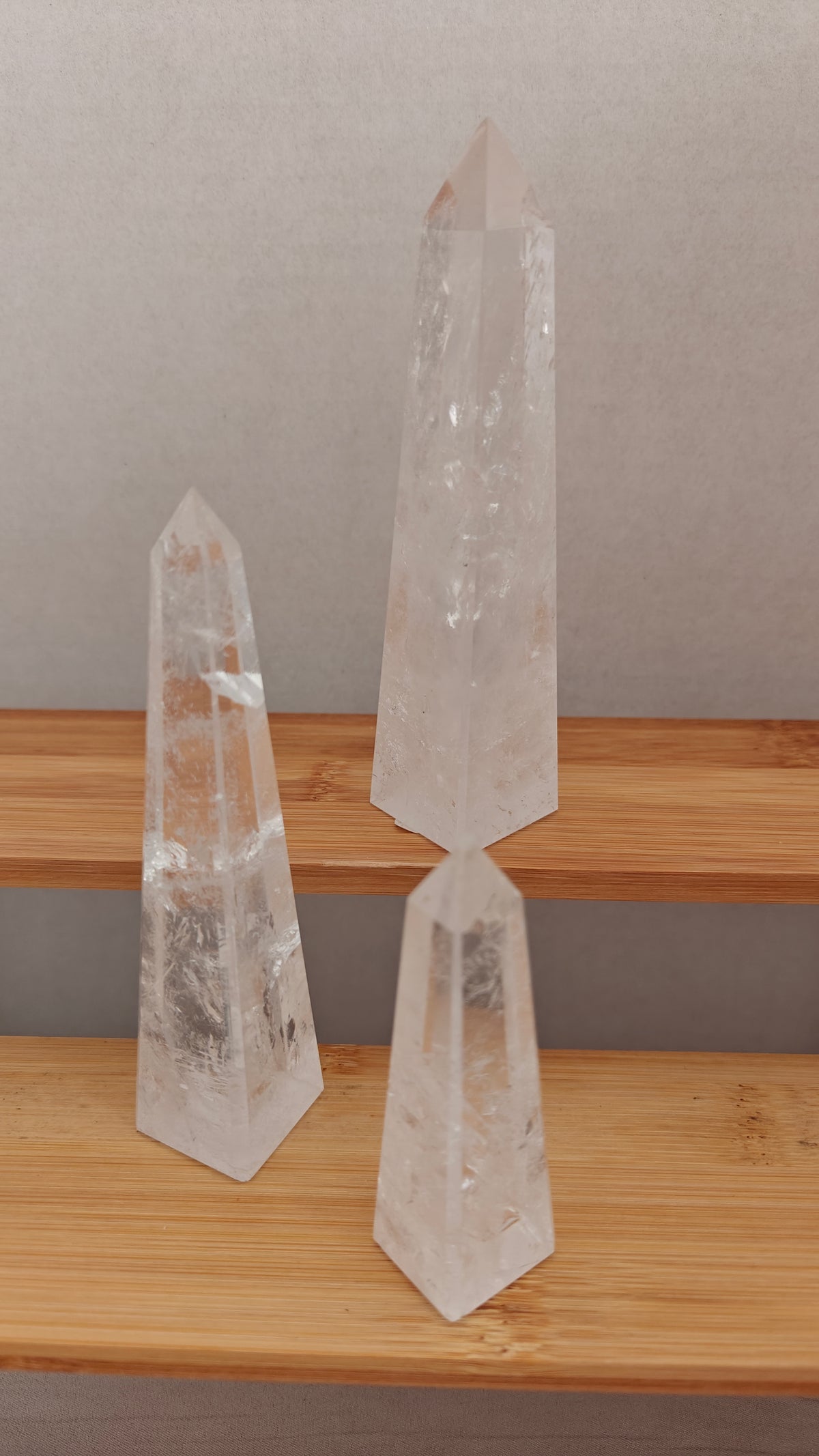 Obelisco de Cuarzo Transparente (Clear Quartz)