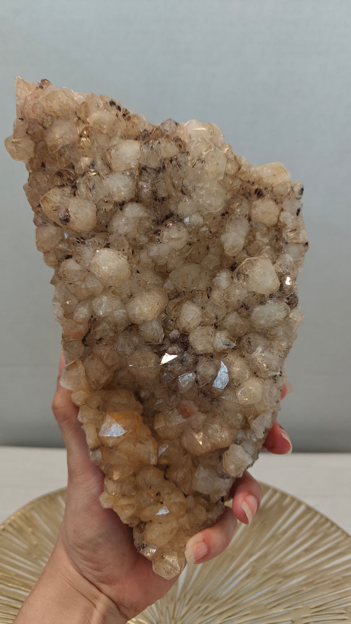 Cluster Amatista Citrino