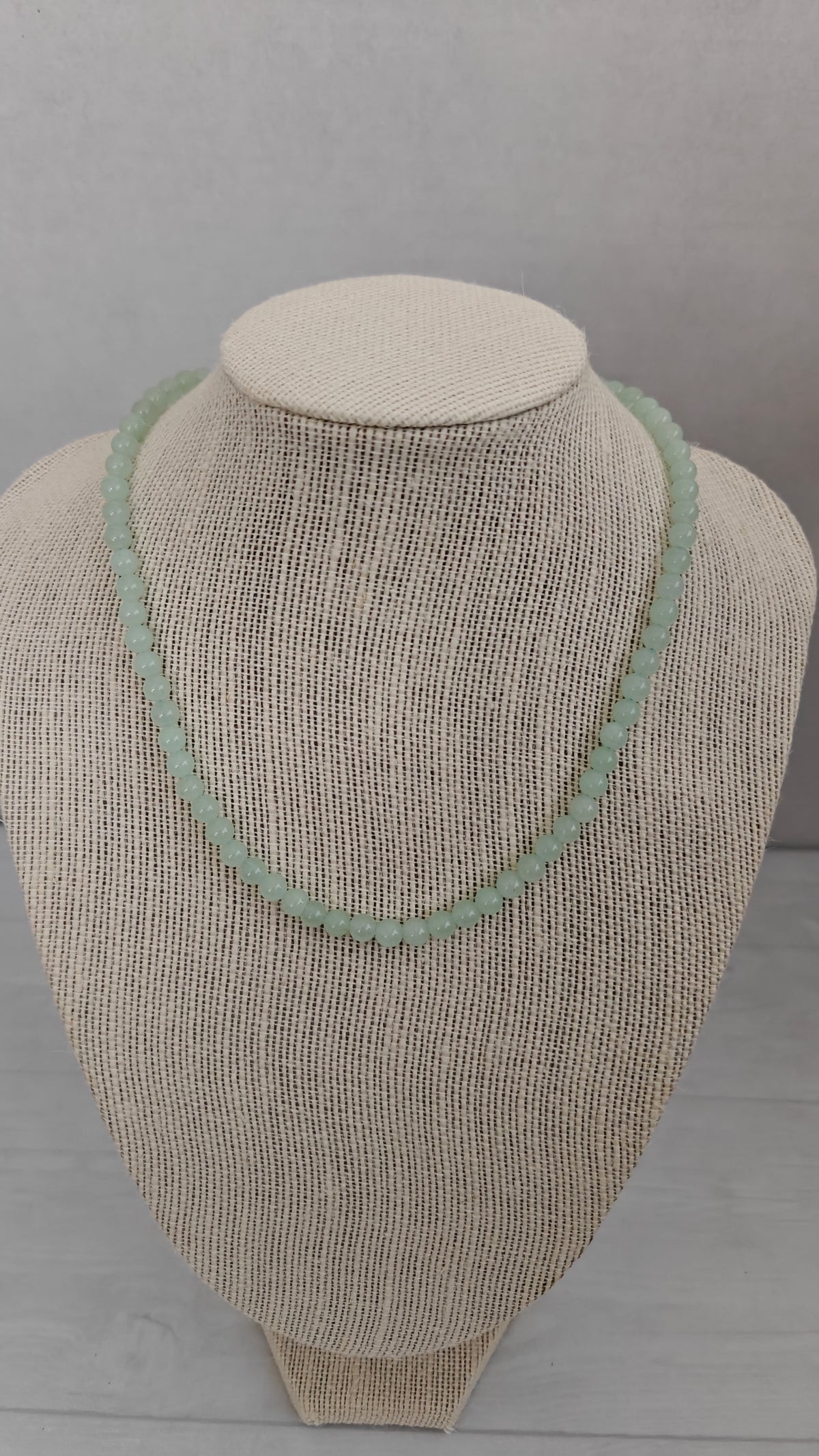 Collar Aventurina Verde "Beads 6 mm"