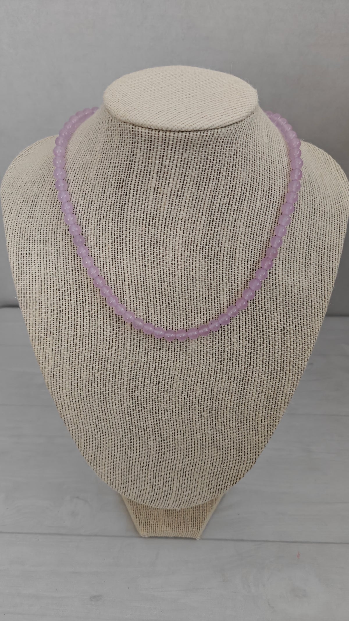 Collar Jade Lavanda "Beads 6 mm"