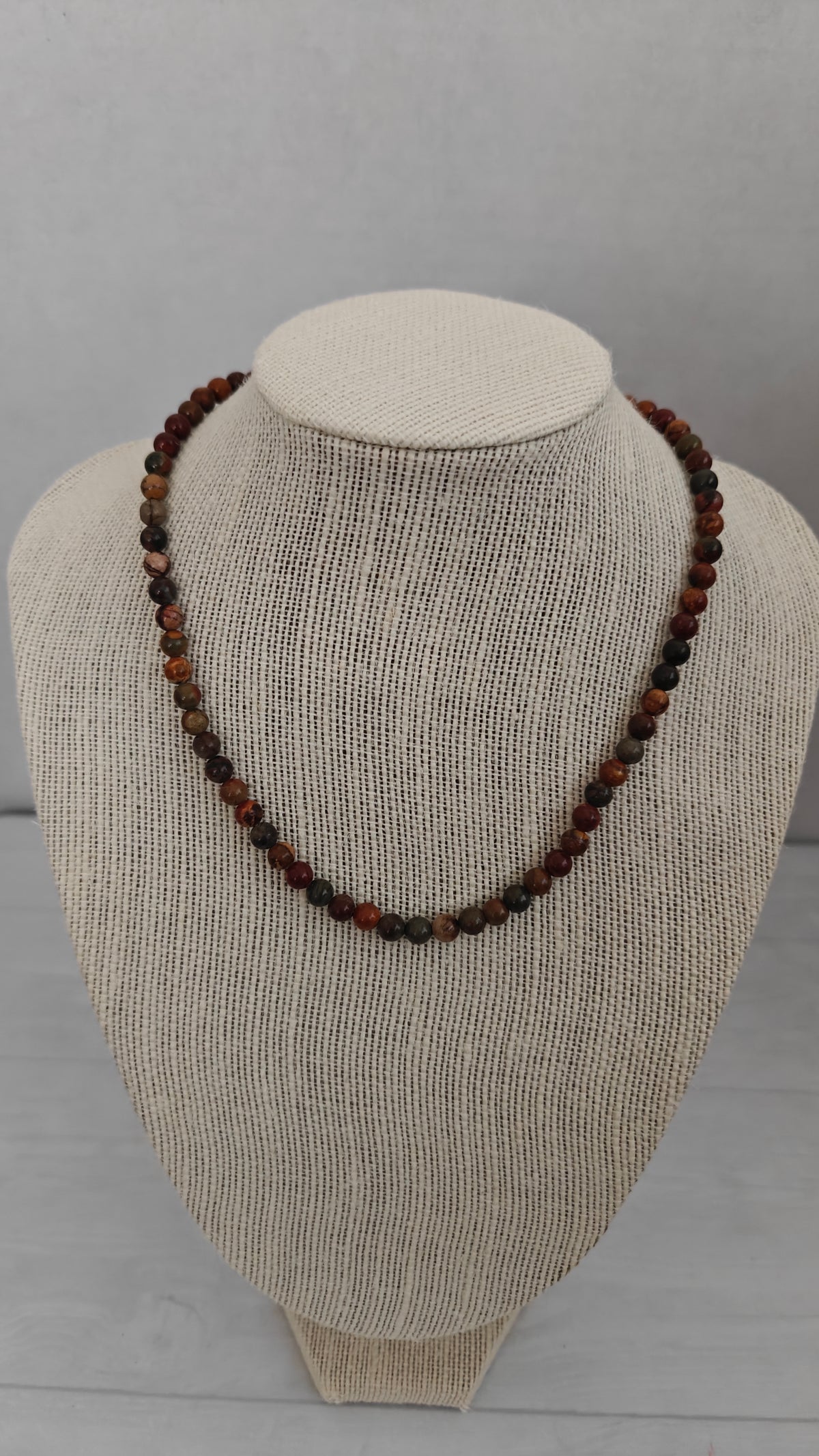 Collar Jaspe Picasso "Picasso Jasper Beads 6 mm"