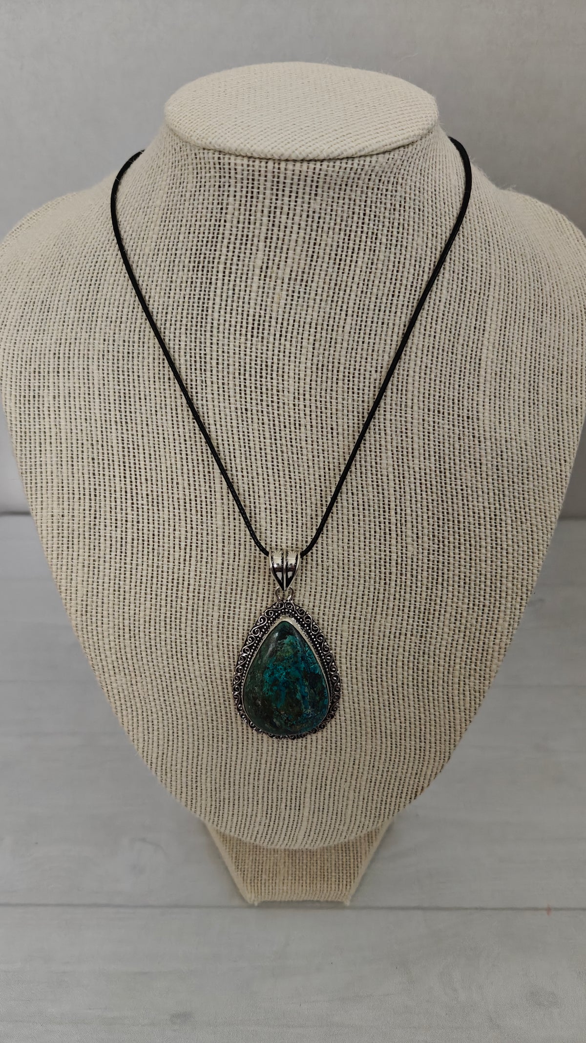 Pendant Crisocola Plata 925