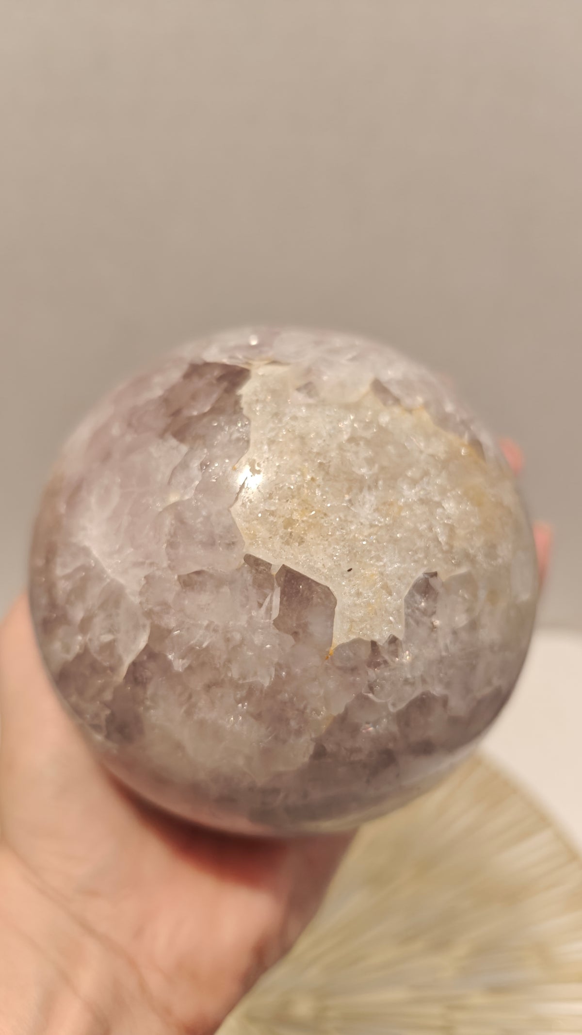 Esfera Amatista Rosada XL