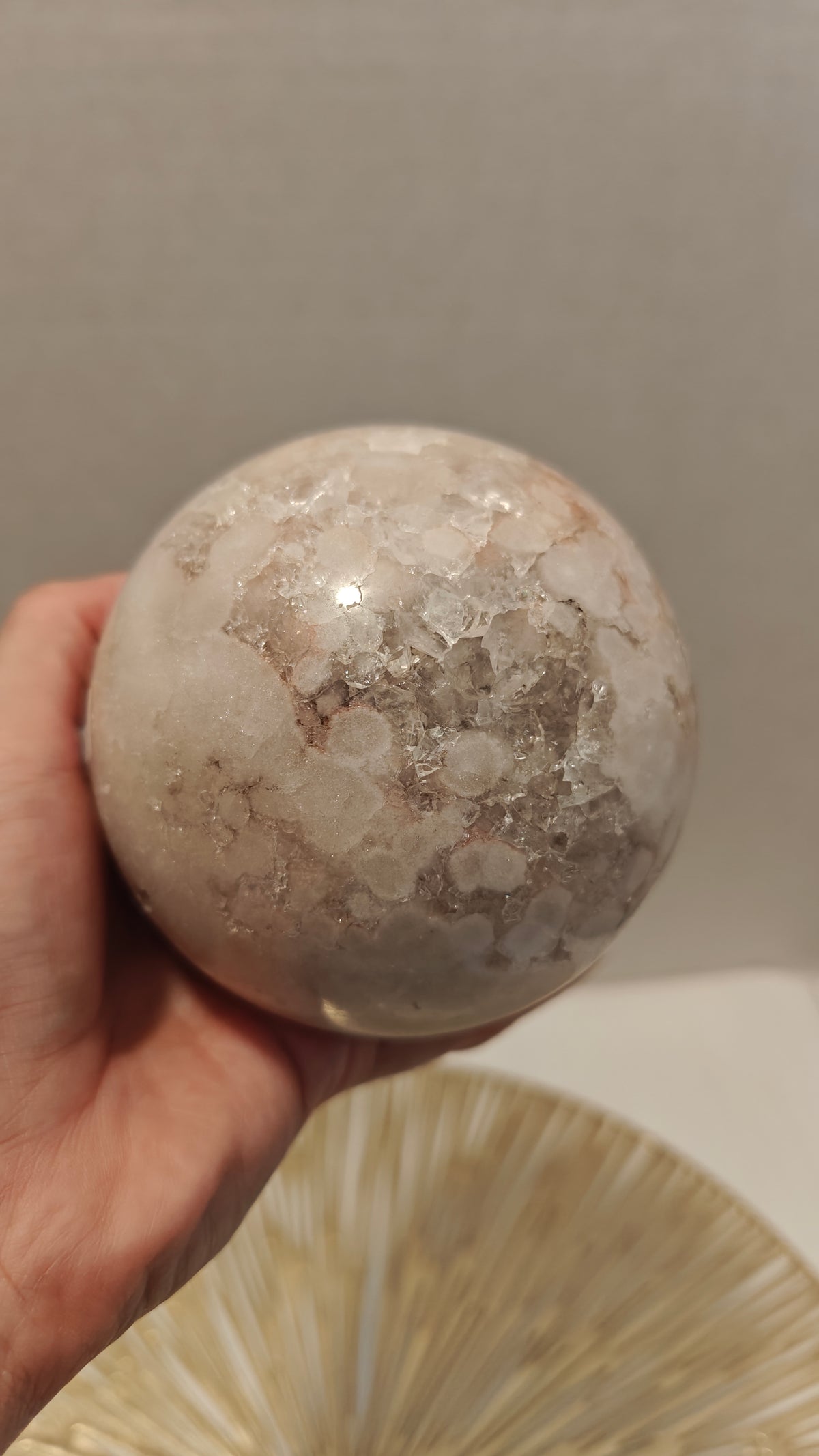 Esfera Amatista Rosada XL