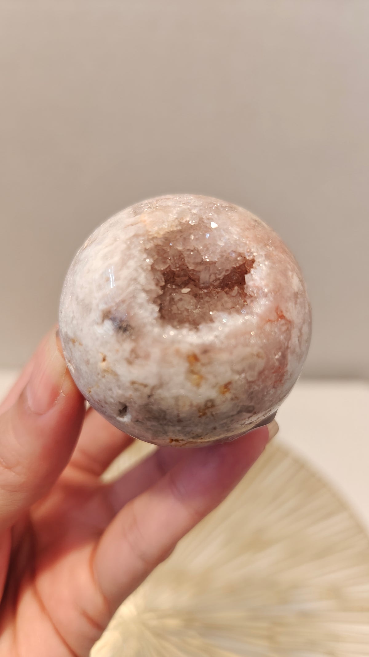 Esfera Amatista Rosada Pequeña