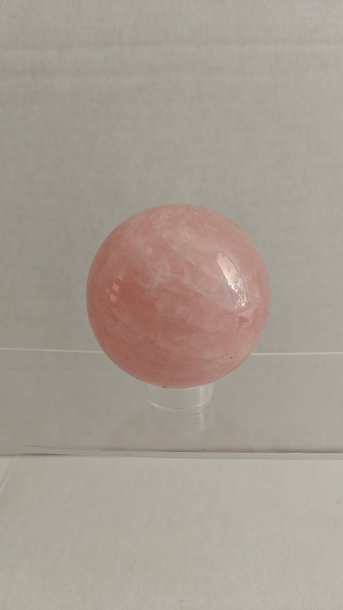 Esfera de Cuarzo Rosa con Estrella