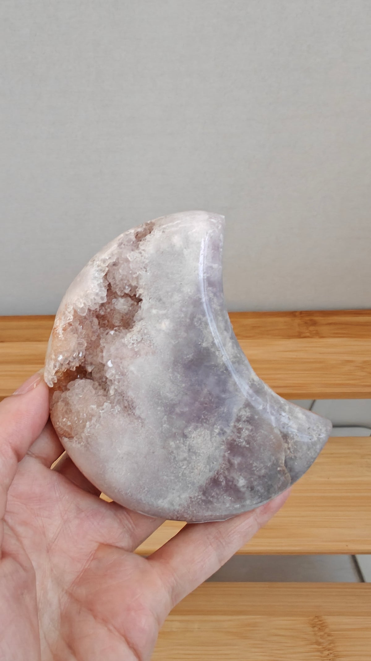 Lunas de Amatista Rosada