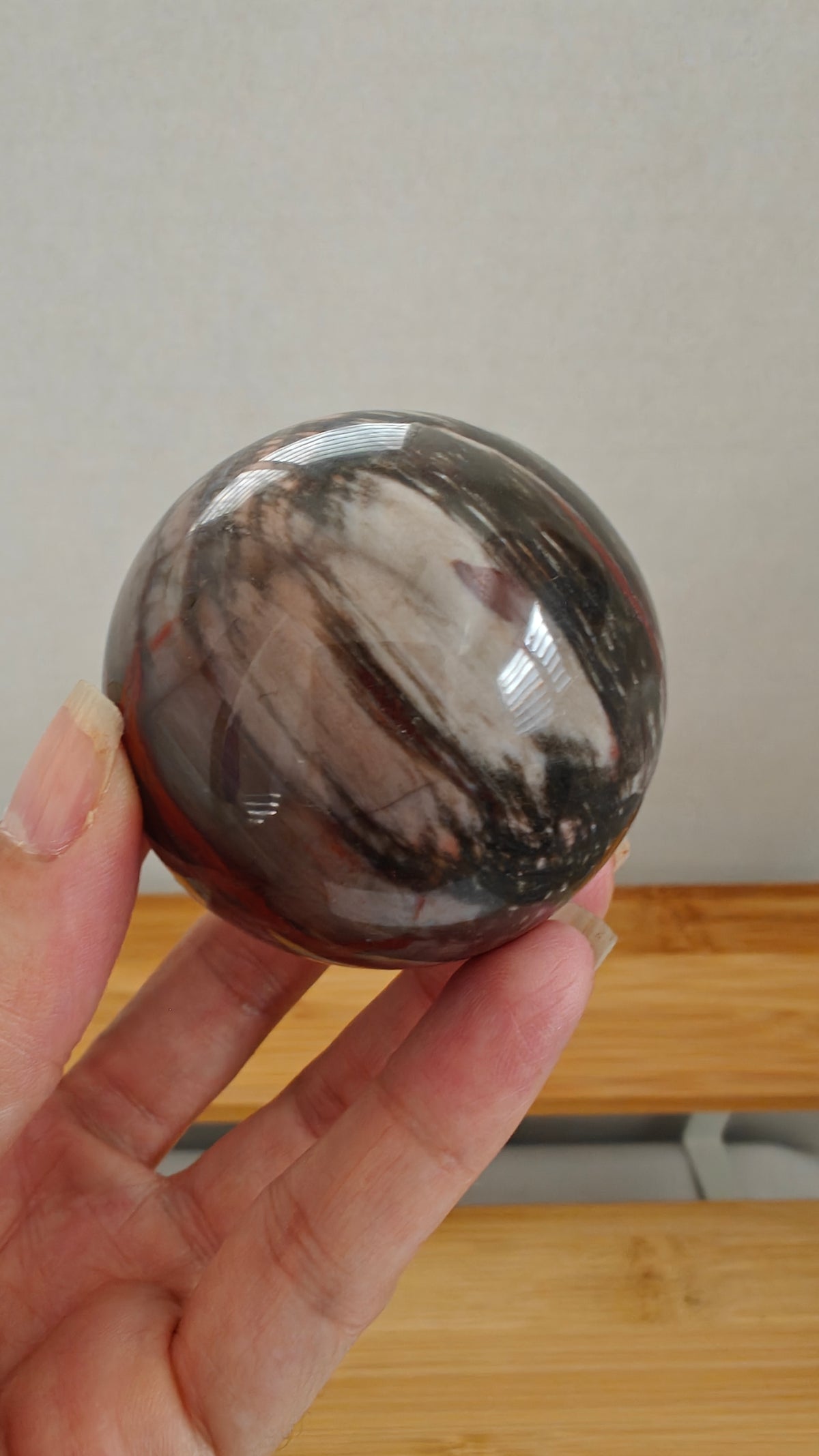 Esferas Madera Petrificada