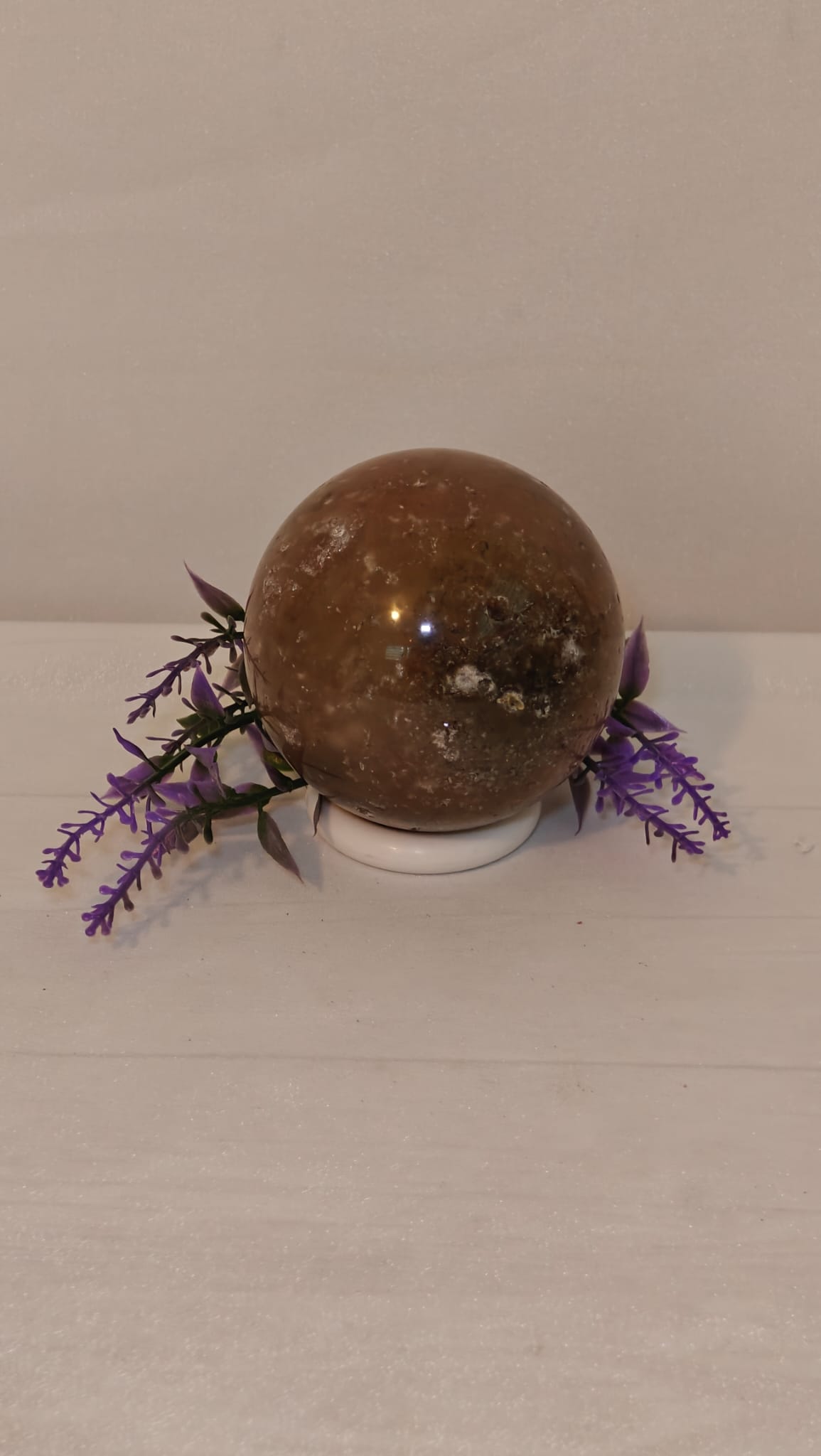 Esfera Amatista Rosada Mediana