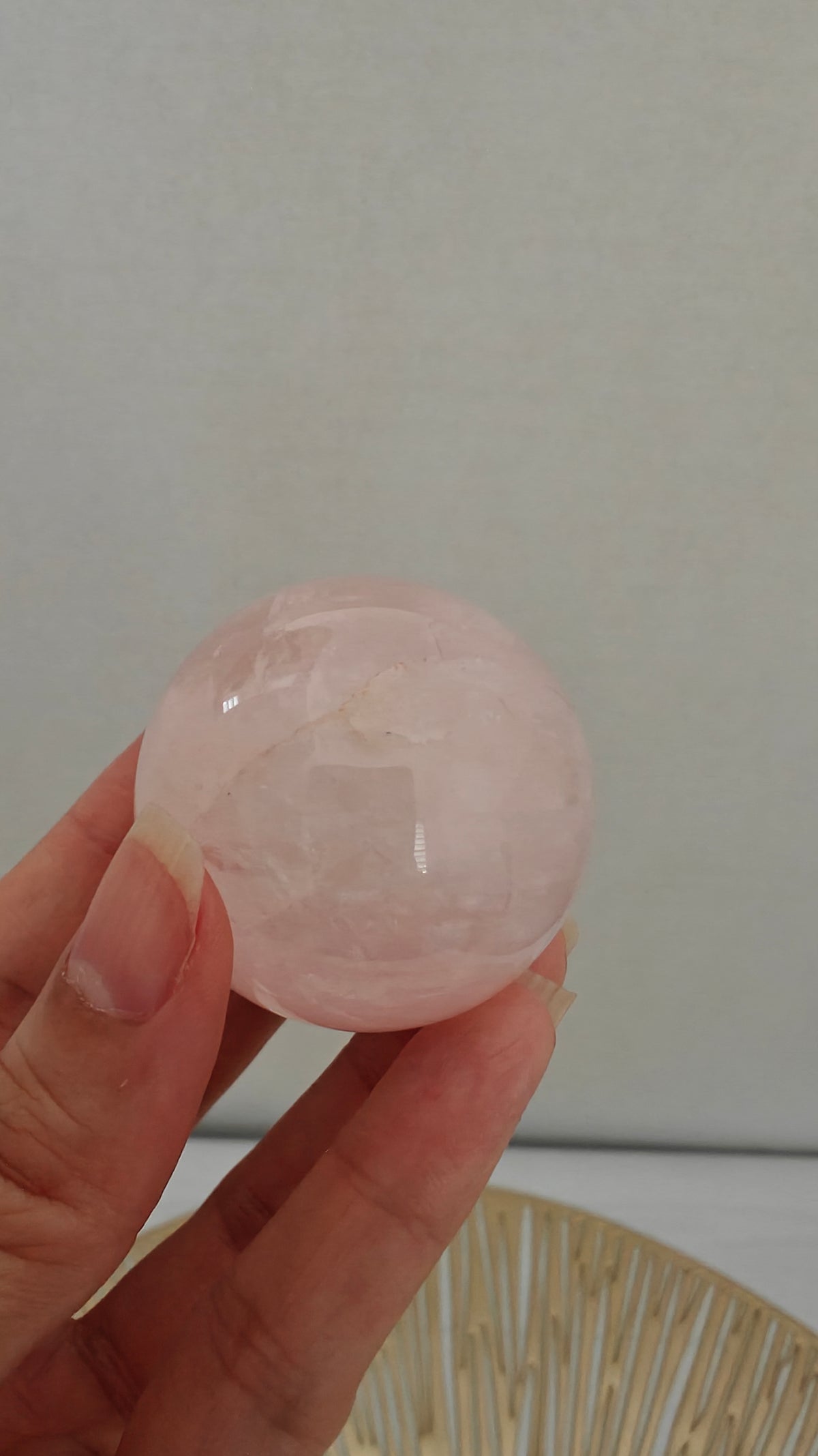 Esfera Cuarzo Rosa