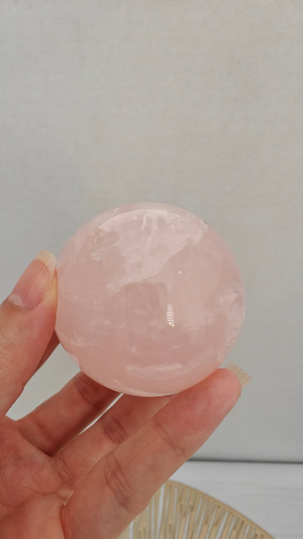 Esfera Cuarzo Rosa