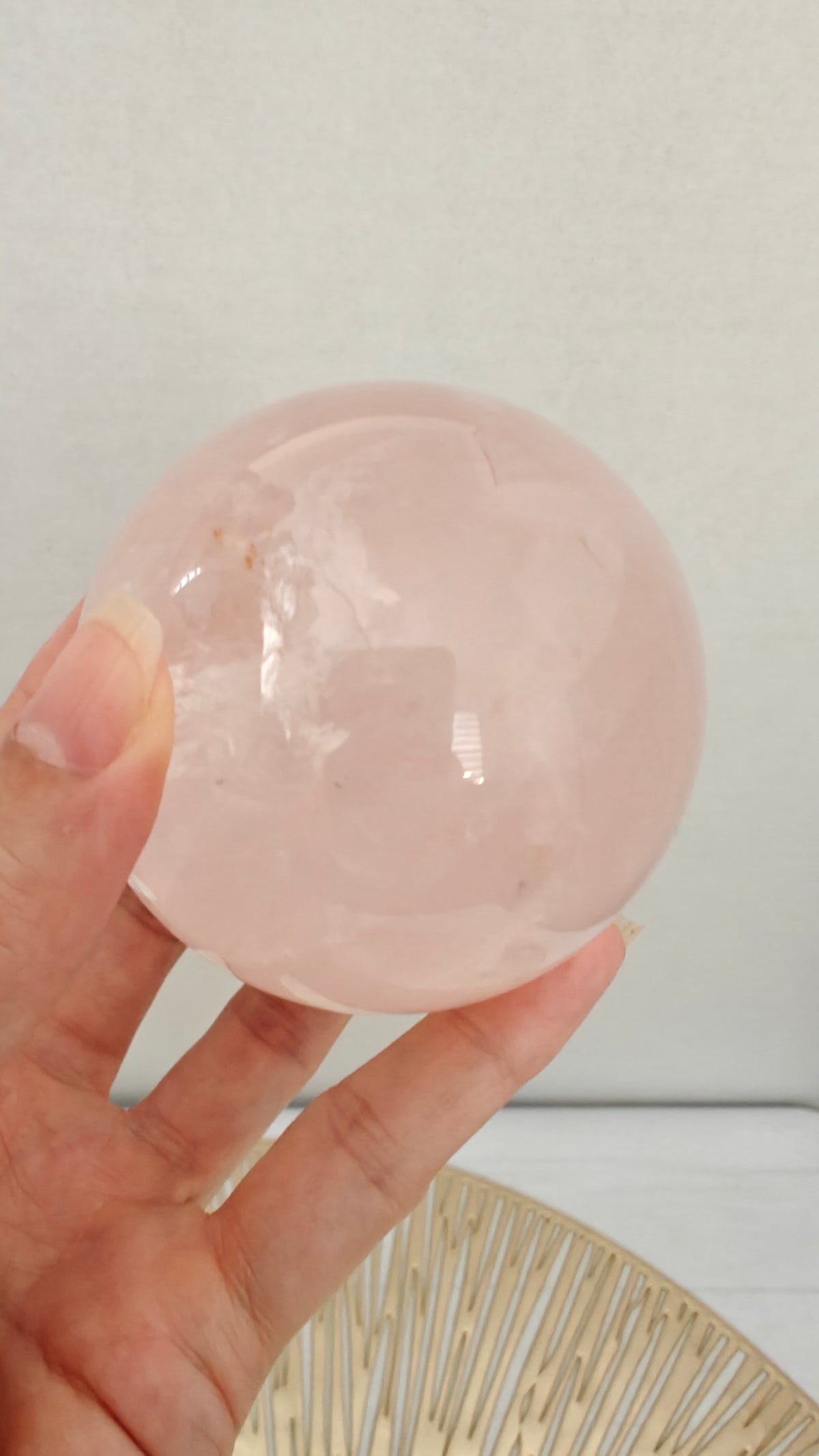 Esfera Cuarzo Rosa