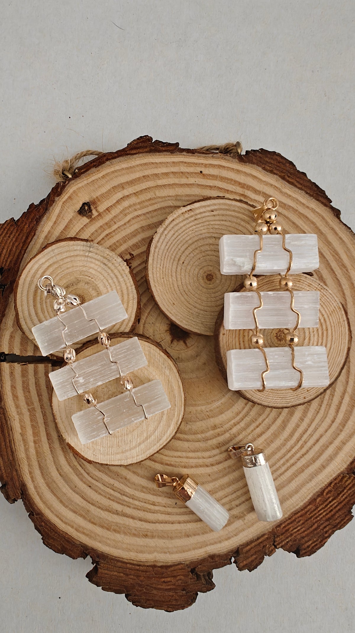 Pendants de Selenita