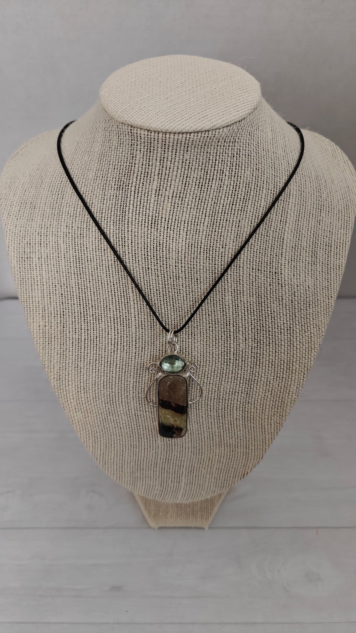Pendant Septarian Plata 925